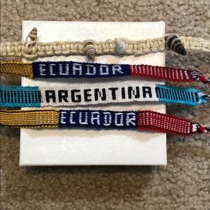 South American bracelets
